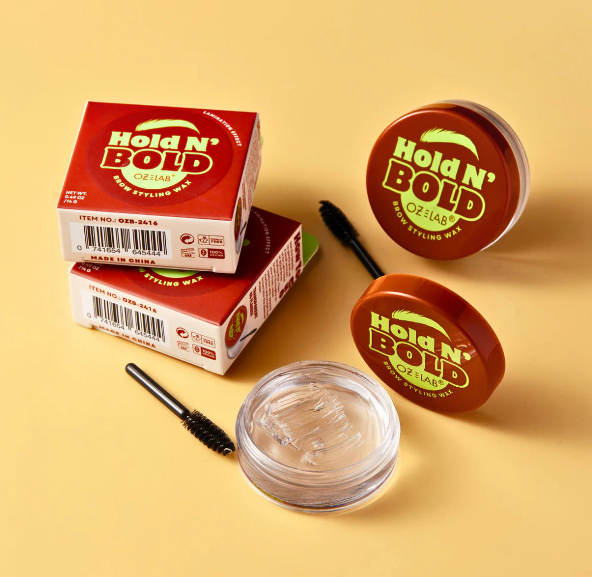 Brow styling wax