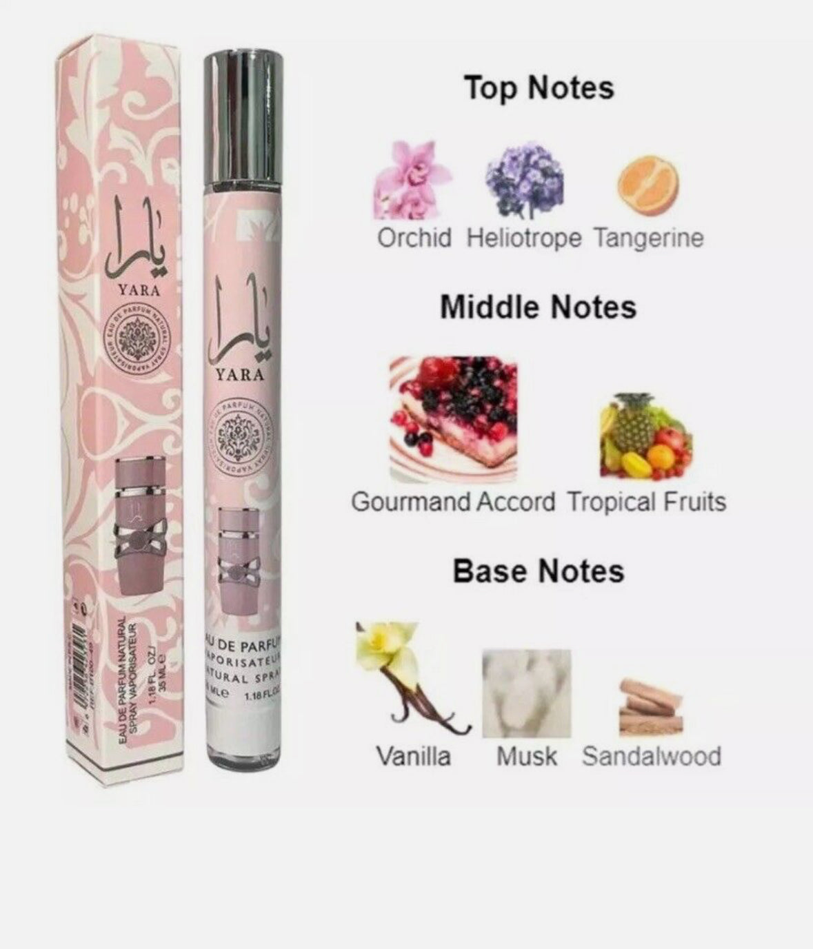 Yara tube perfume