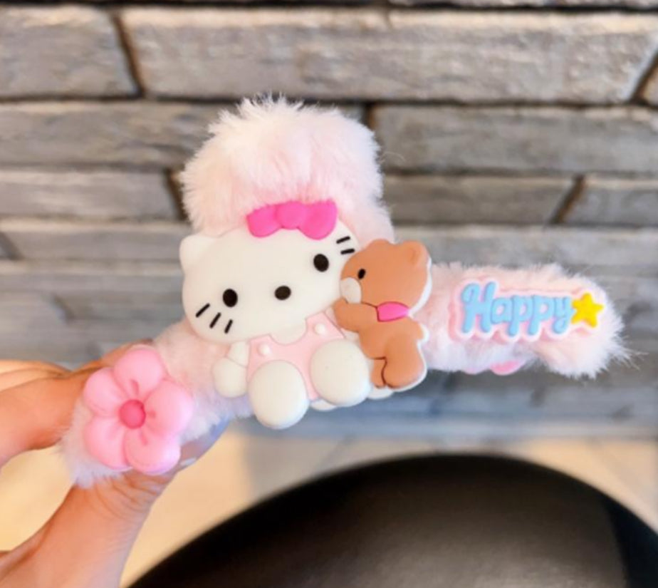 Hello kitty claw clip