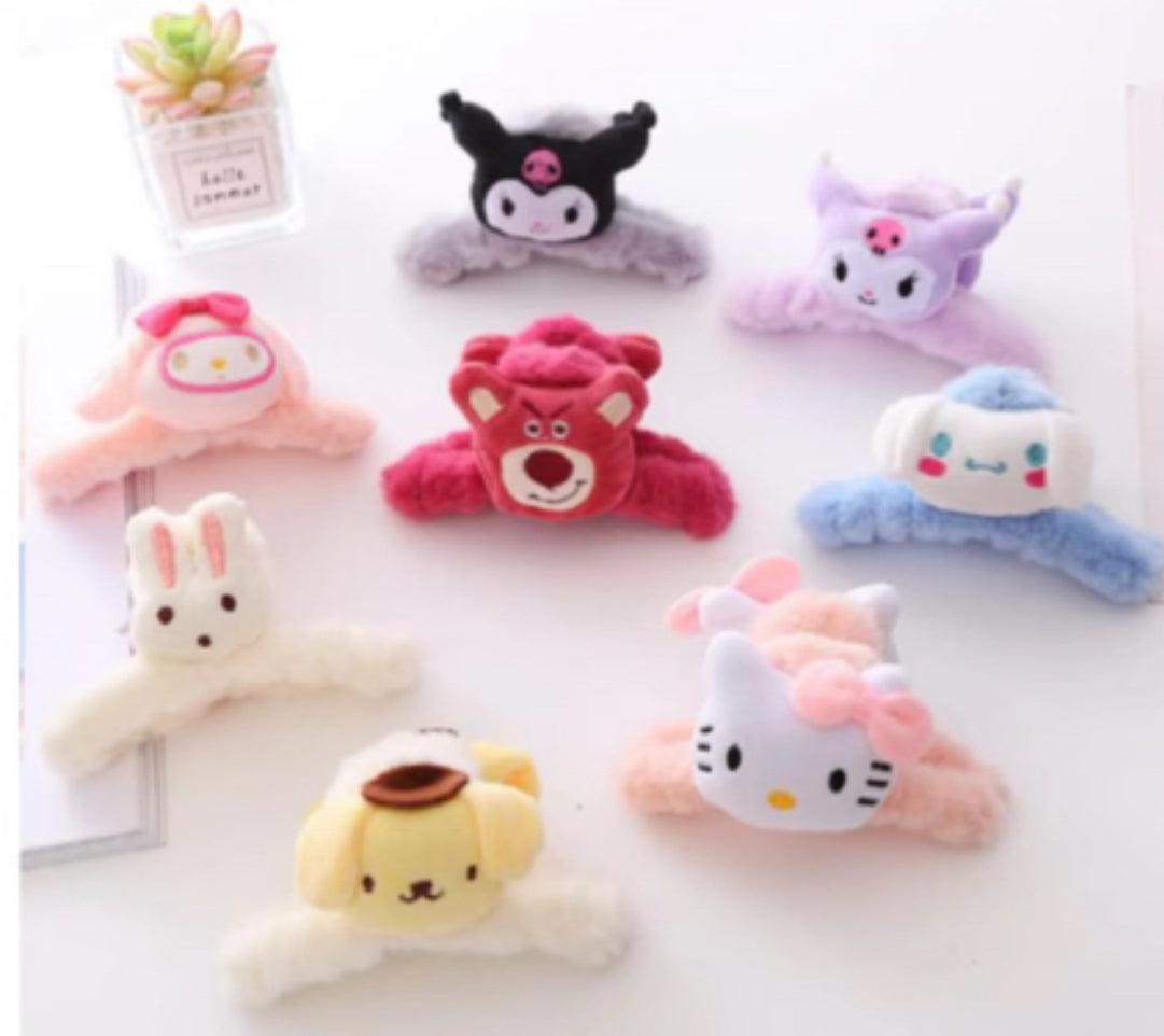 Hello kitty claw clip