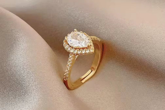 Tear drop ring